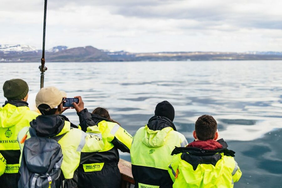Húsavík: Whale Watching Tour with Guide - Hot chocolate, cinnamon, and the ride home