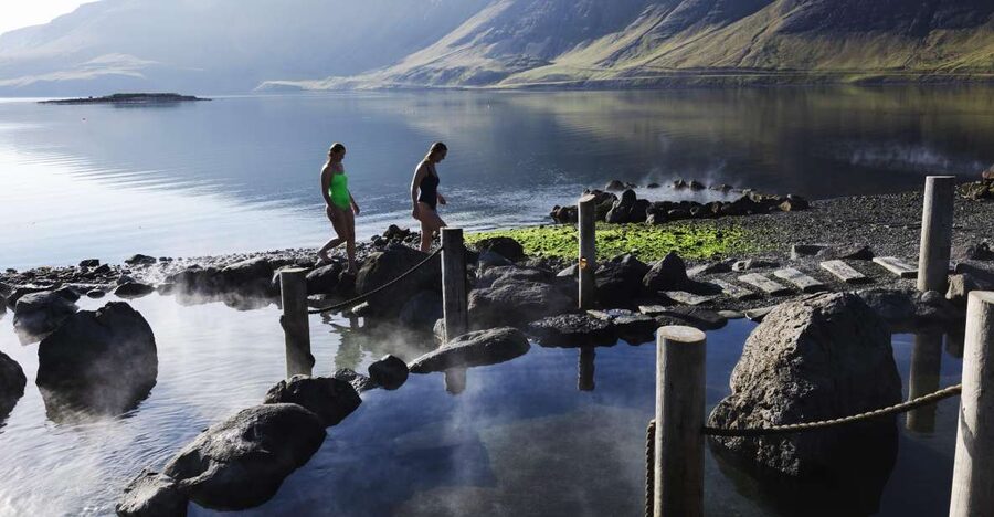 Hvammsvik Hot Springs: Admission Package - Reception, changing rooms, and what to bring