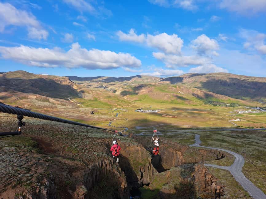 Hveragerdi: Mega Zipline Experience - Flying above Hveragerði’s Black Canyon