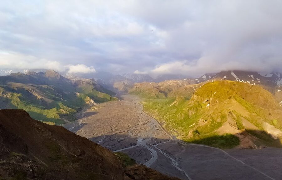 Hvolsvöllur: Private Thorsmork Guided Day Hike by Super Jeep - Hiking through rivers, greenery, and canyons