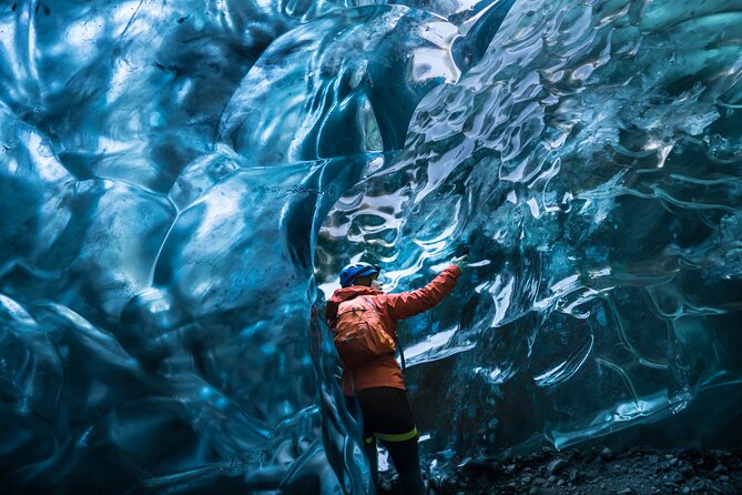 Ice Cave and Glacier Walk into Blue Glacier Canyon - Inside the Blue Glacier Canyon