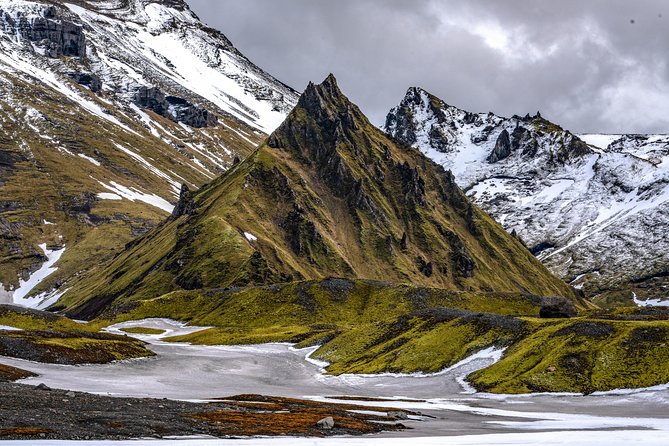 Ice Cave at Katla Volcano - Beyond the cave, a glacier valley