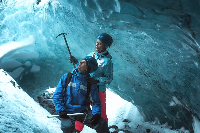 Ice Cave Captured - Professional Photos Included - Inside the blue ice caves