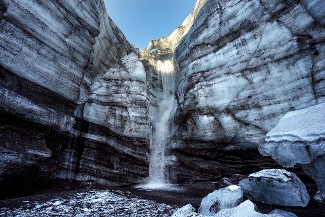 Ice Cave Katla, South Coast Waterfalls & Black Sand Beach Private - Skogafoss: Iceland’s big waterfall finish