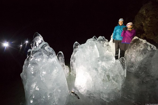 Ice Cave Lofthellir exploration - A permafrost Cave inside a magma tunnel. - Two hours inside the frozen lava tunnel