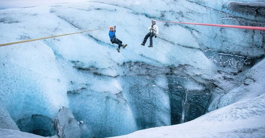 Iceland: Glacier Zip Line Tour with Hike or Ice Cave Visit - Starting at Glacier Lagoon Car Park