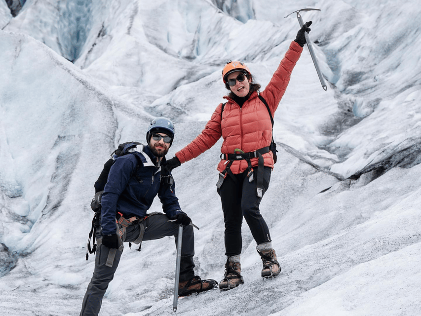 Iceland: Glacier Zip Line Tour with Hike or Ice Cave Visit - The moulin and the changing ice below