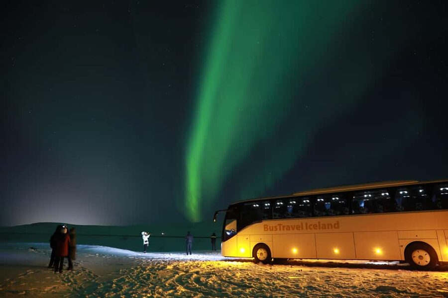 Iceland: Northern Lights Bus Tour from Reykjavik - How the search works on a four-hour tour