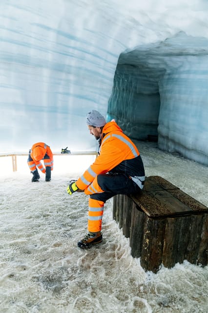 Into the Glacier: Snowmobile + Langjökull Ice Tunnel Combo - Entering the world’s longest man-made ice tunnel