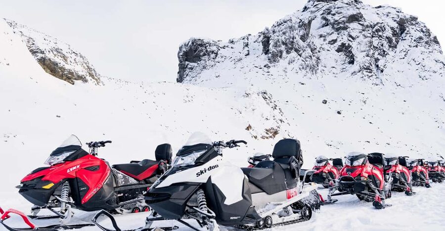 Into the Glacier: Snowmobile + Langjökull Ice Tunnel Combo - The truck ride to the snowline