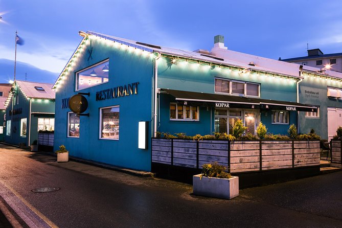 Kopar Fine Dining Dinner and Northern Lights Cruise from Reykjavik - Kopar puts dinner first