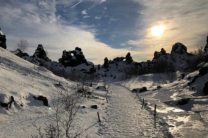 Lake Myvatn and Godafoss Waterfall for Cruise Ships from Husavik - Dimmuborgir, Myvatn’s Dark Castle