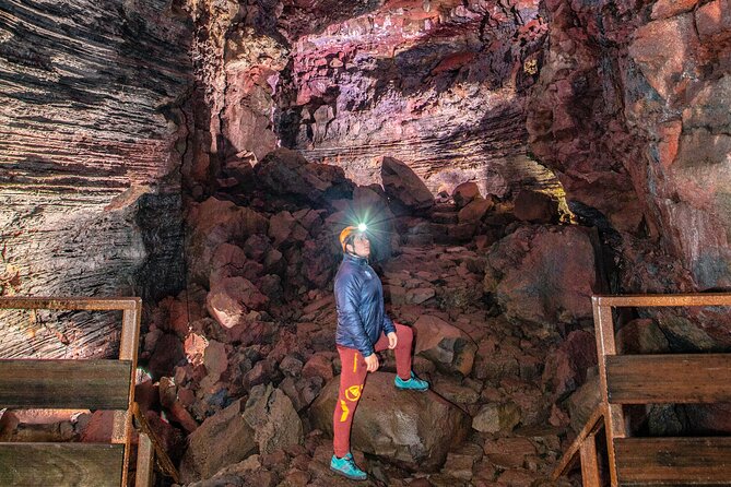 Lava Caving Experience - Entering Raufarhólshellir, Iceland’s lava-made tunnel
