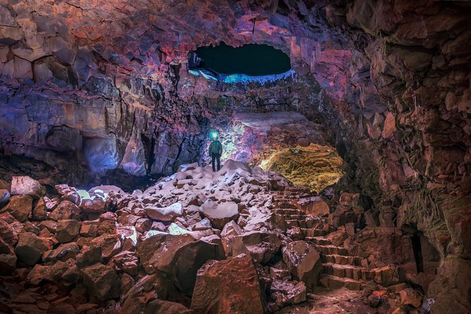 Lava Tunnel Tour Including Transfers from Reykjavik - Entering the lava tunnel
