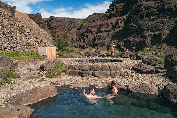 Lava Waterfalls, Sagas & Unique Canyon Baths - Small Group Tour - Husafell, turf houses, and the road to Langifoss