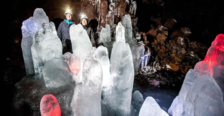 Lofthellir Ice Cave Super Jeep Tour - Leaving Lake Mývatn by super jeep