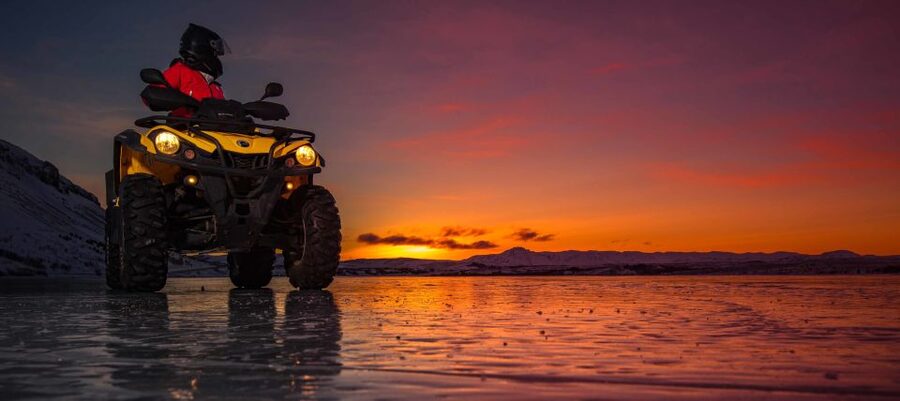 Midnight Sun ATV Tour - The second mountain and wider city views