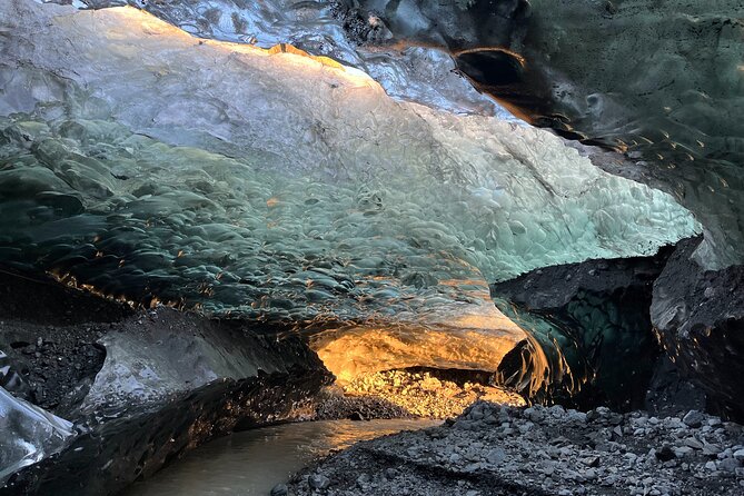 Natural Blue Ice Cave Tour of Vatnajökull Glacier from Jökulsárlón - Walking across rocky ground to the glacier
