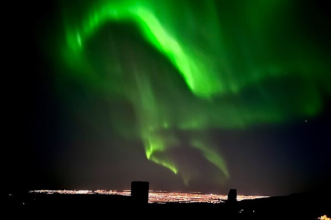 Northern Lights ATV Quad Adventure from Reykjavik - Leaving Reykjavik after dark