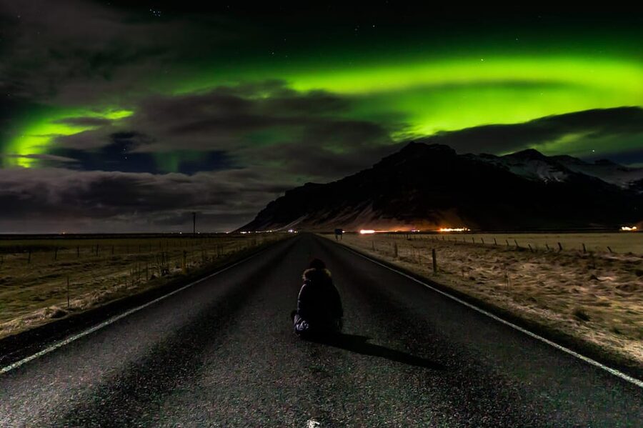 Northern Lights in Mini Bus, Photos, Hot Cocoa and Pastries - What the Aurora viewing stop may feel like