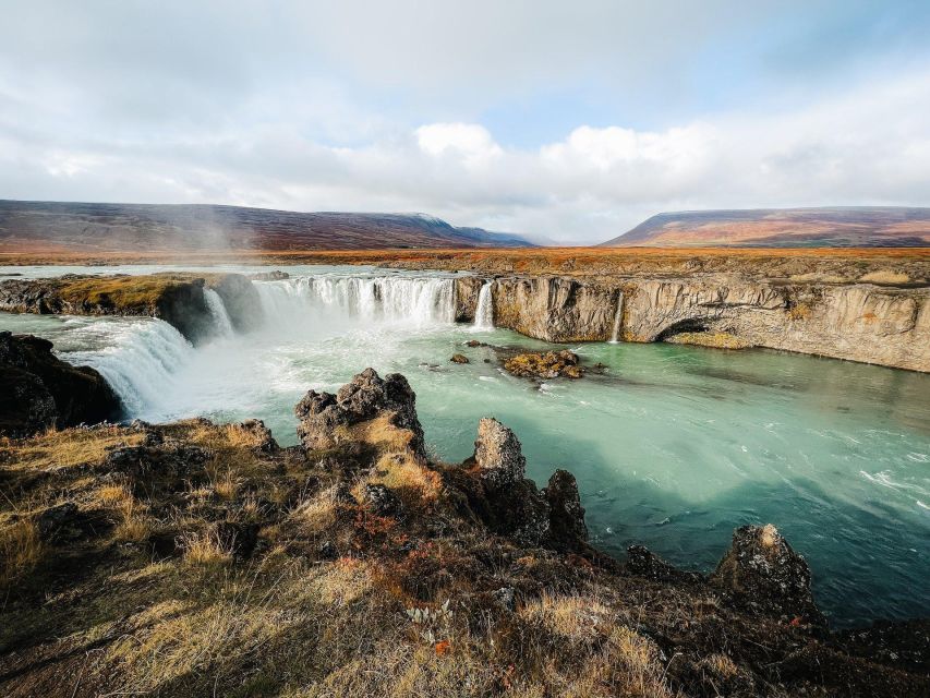 Port Akureyri: Godafoss Waterfall, Myvatn and Baths Tour - Goðafoss, the waterfall with a national story