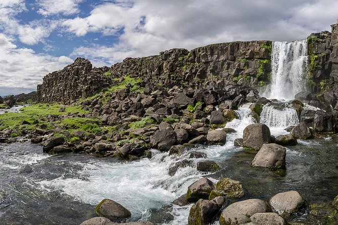Premium Golden Circle Tour in Jeep - Faxi Waterfall adds a quieter pause