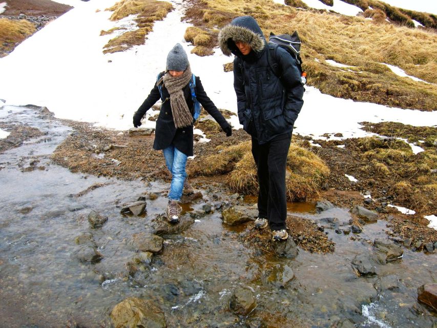 Private Reykjadalur Hike & Hot River Geothermal Tour - Walking through Steam Valley