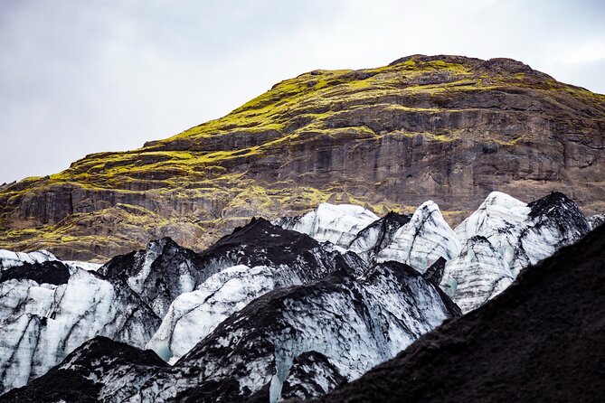 Private South Coast Fire and Ice: Glacier viewpoint & Lava Show - Solheimajokull: a glacier view without a glacier hike