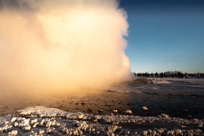 Private Tour Of The Golden Circle With Farm Visits In Iceland - Gullfoss: two powerful drops from Langjökull