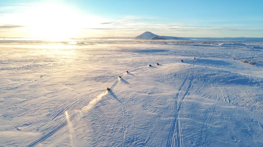 Reykjahlid: Snowmobile Adventure by Lake Mývatn - What the 70-minute ride through Mývatn feels like