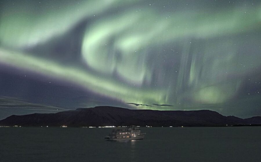 Reykjavik: 2-Hour Northern Lights by Boat with Backup Plan - The Whales of Iceland Exhibition backup