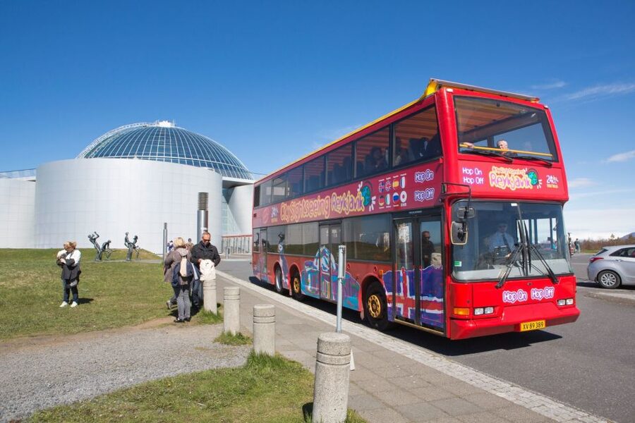 Reykjavik: City Sightseeing Hop-On Hop-Off Bus Tour - Kringlan and Laugardalur show a different Reykjavik