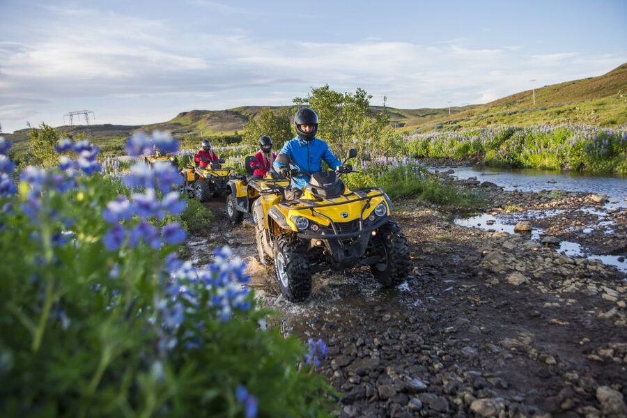 Reykjavik: Countryside Guided ATV Tour with Transfers - Lake Hafravatn brings a quieter moment