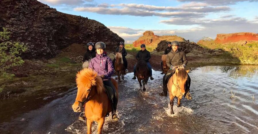 Reykjavik: Evening Sleipnir Horse Riding Tour with Pickup - Pickup from Reykjavík and arrival at the stable