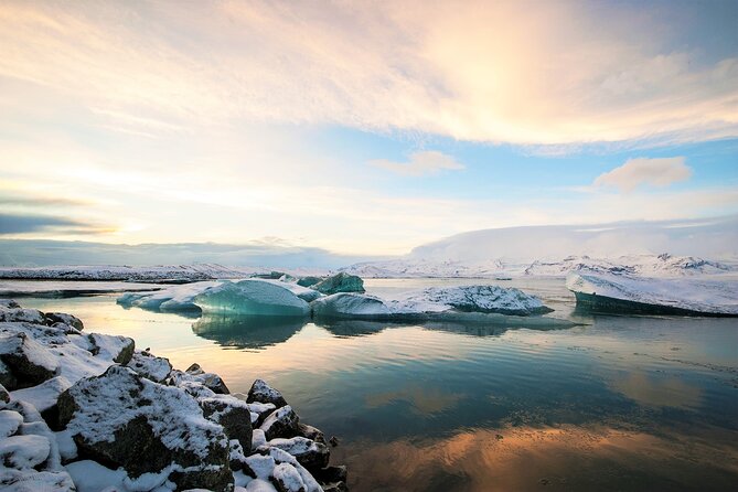 Reykjavik: Glacier Lagoon, Diamond Beach & South Coast Day Tour - Vík brings black sand and sea stacks