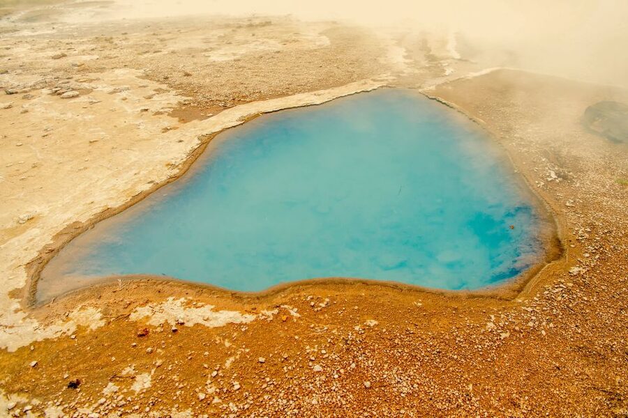Reykjavík: Golden Circle Minibus Tour & Blue Lagoon Transfer - Kerið crater: a short volcanic introduction