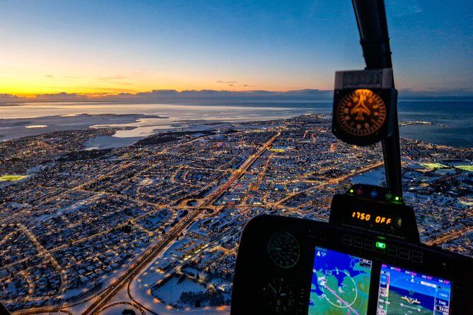 Reykjavik Helicopter Private Tour of Volcanoes - Reykjavik from the air