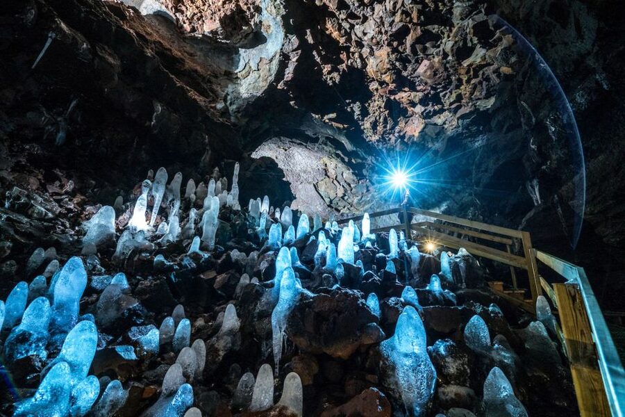 Reykjavik: Lava Cave, Hot Springs, and Waterfalls Tour - Glanni Waterfall: a gentle first stop