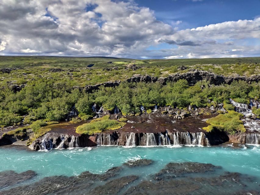 Reykjavik: Lava Cave, Hot Springs, and Waterfalls Tour - Hraunfossar and Barnafoss: the visual highlight