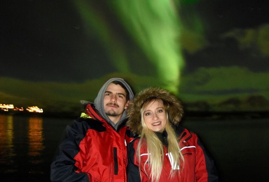 Reykjavík: Northern Lights Cruise - Reykjavík’s skyline from Faxaflói Bay
