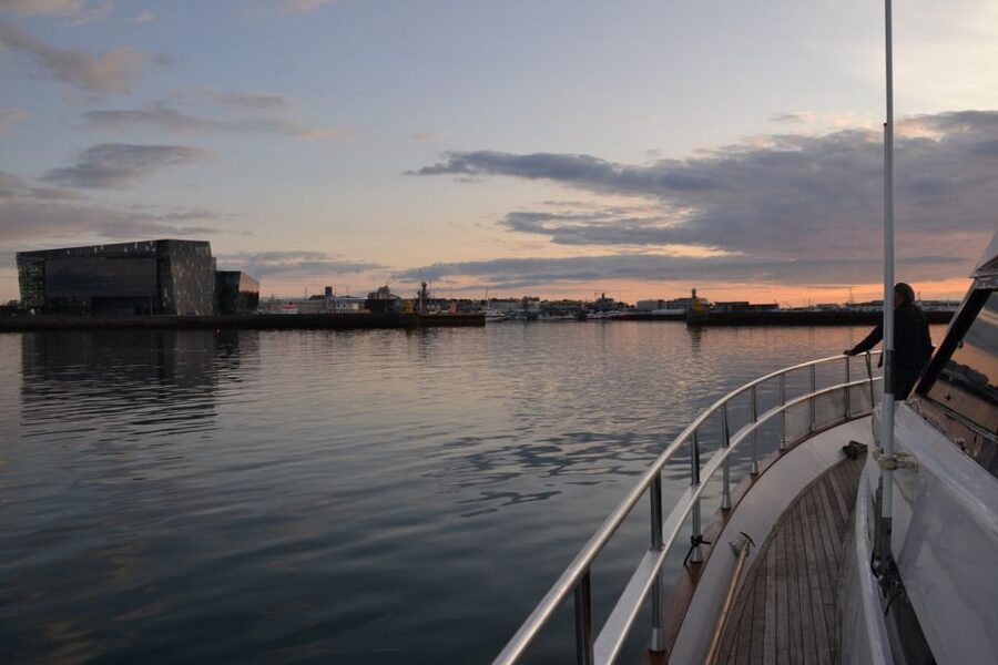 Reykjavik: Northern Lights Motor Yacht Cruise - The Reykjavík sights along the way