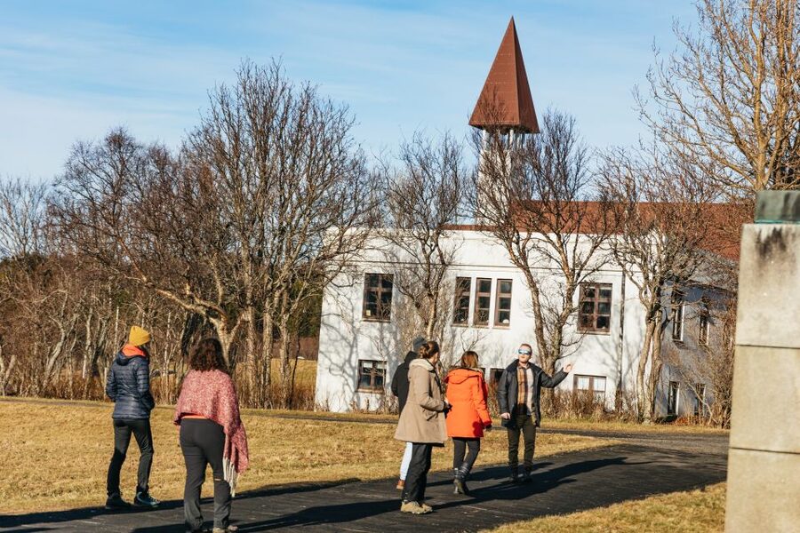 Reykjavik: Silver Circle Tour, Canyon Ride, & Thermal Baths - Husafell: turf houses, art, and a strongman’s stone