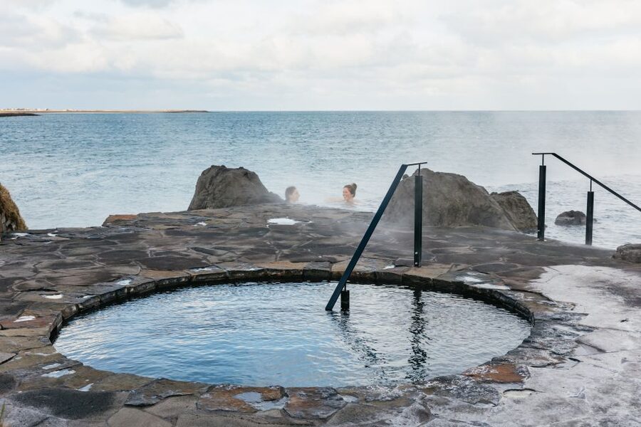 Reykjavik: Sky Lagoon Admission with Transfer - A modern Icelandic spa by the sea