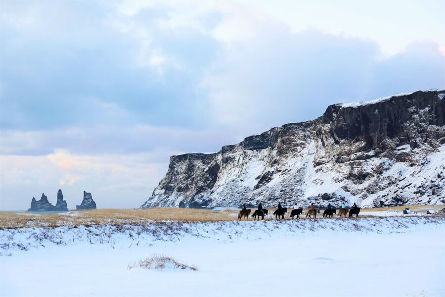 Reykjavik: South Coast Waterfalls & Glacier Small-Group Tour - Skógafoss delivers the first major spectacle