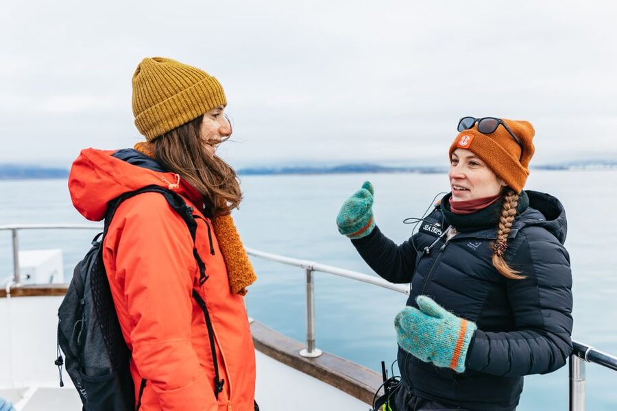 Reykjavík: Whale Watching Cruise on the Amelia Rose Yacht - The Amelia Rose’s three decks and indoor refuge