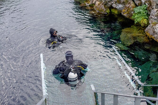Silfra: Diving Between Tectonic Plates and Pick Up from Reykjavik - The five-minute walk to the water