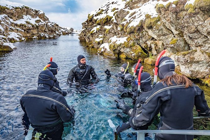 Silfra: Snorkeling Between Tectonic Plates Pick Up from Reykjavik - Entering Silfra and following the blue route