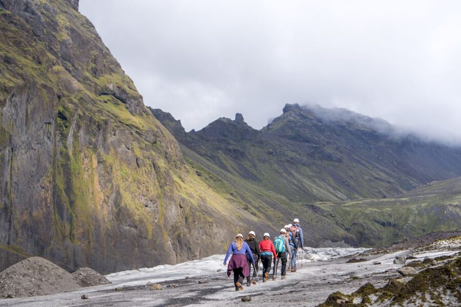 Skaftafell: Extra Small Group Glacier Adventure - Descending the glacier and returning by 4x4