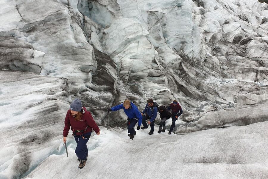 Skaftafell: Extra-Small Group Glacier Hike - Up to two hours among blue ice and moulins
