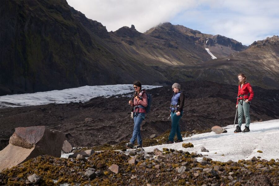 Skaftafell: Extra-Small Group Glacier Hike - The guides add the human side
